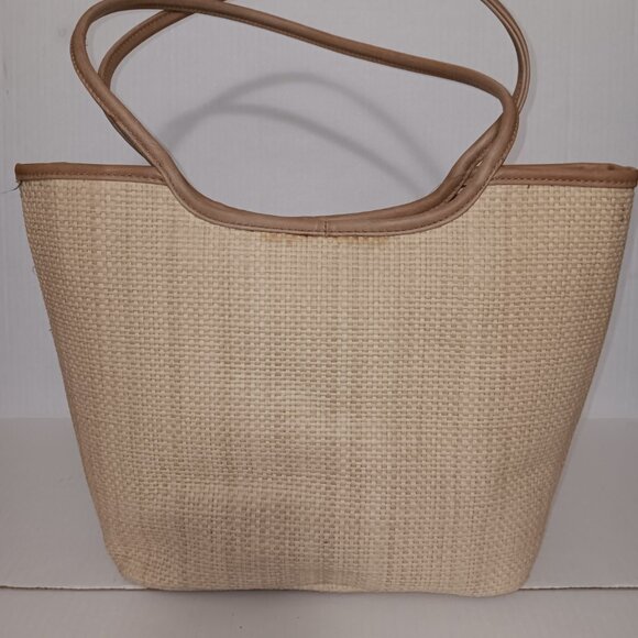 WOMEN'S TARGET WOVEN STRAW TULIP TOTE BAG - Picture 6 of 11